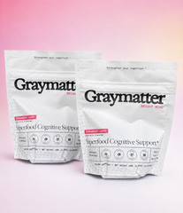 GRAYMATTER Superfood Cognitive Support 2PACK – Strawberry Lemon Drink Mix 🍓🍋