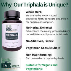 Triphala Capsules · USDA Organic · 900 Mg Per Serving · Vegan Supplement · 90 Ct
