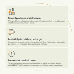 Feel Better After Drinking, Wake Up Refreshed, Science-Backed, Patented Probioti