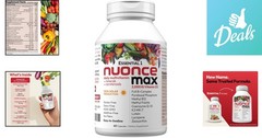 Eco-Friendly Nuonce Max Multivitamin: 2000 IU Vitamin D3 & 60 Natural Capsules