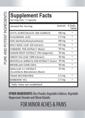 joint pain – PAIN RELIEF MEGA COMPLEX 610MG 3B- antioxidant all in one