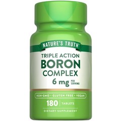 Boron Complex Supplement 6mg | 180 Vegan Non-GMO Gluten-Free Capsules