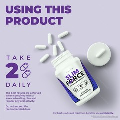 Slim Force Capsules, SlimForce Pills for Healthy Weight, Metabolism Support -2pk