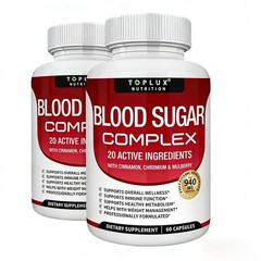 1~2pack Magnesium 8 in 1 Complex 1000mg & Blood Sugar mix Supplement Combo