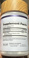 Snap Supplements Magnesium Complex 60ct White Jar/Bamboo Lid