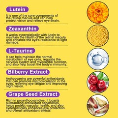 Lutein 240pcs,Maintain Healthy Vision,Protect The Retina,Enhance Skin Elasticity