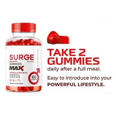 Vital Surge Male Gummies Maximum potency Vital Surge Advanced Formula 60 Count