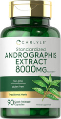 Andrographis Paniculata Capsules | 8000Mg | 90 | Herb Extract Supplement | Non-