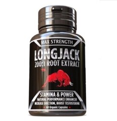 Max Strength Longjack 200:1 Root Extract Stamina & Power Booster 60 Caps