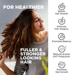 Nutrivein DHT Blocker with Biotin – Boosts Hair Growth & New Follicle Growth