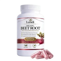 Organic Beet Root 1300mg Per Serving with Beet Root, Vitamin C & Black Pepper US
