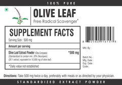 Olive Leaf Extract Powder – Super Strength 20% Oleuropein for Immunity Support