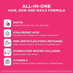 2X Biotin Complex Pills with Hyaluronic Acid MSM Collagen & Vitamin C – 120 Caps