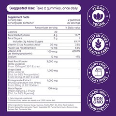 Beet Root Plus Gummies ~ Promotes Blood Flow & Aerobic Performance…