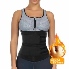 Women Abdomen Fat Burner Body Shaper Waist Trainer Sauna Suit Sweat Weight Loss