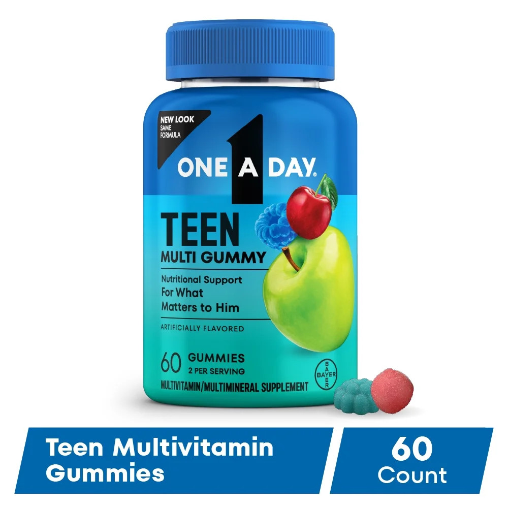 NEW Teen Multivitamin Gummies for Boys Healthy Muscles 60 Count