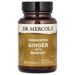 2 X Dr. Mercola, Fermented Ginger With Benegut, 60 Capsules