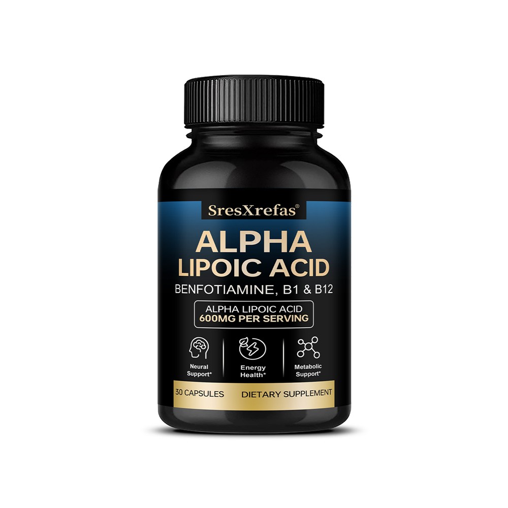 600mg Amino acid Complex 30~120 Caps with B1 & B12 for Brain,Metabolic Wellness