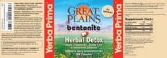 Yerba Prima Bentonite Clay Plus Herbal Detox, 100 Veg 100 Count (Pack of 1)