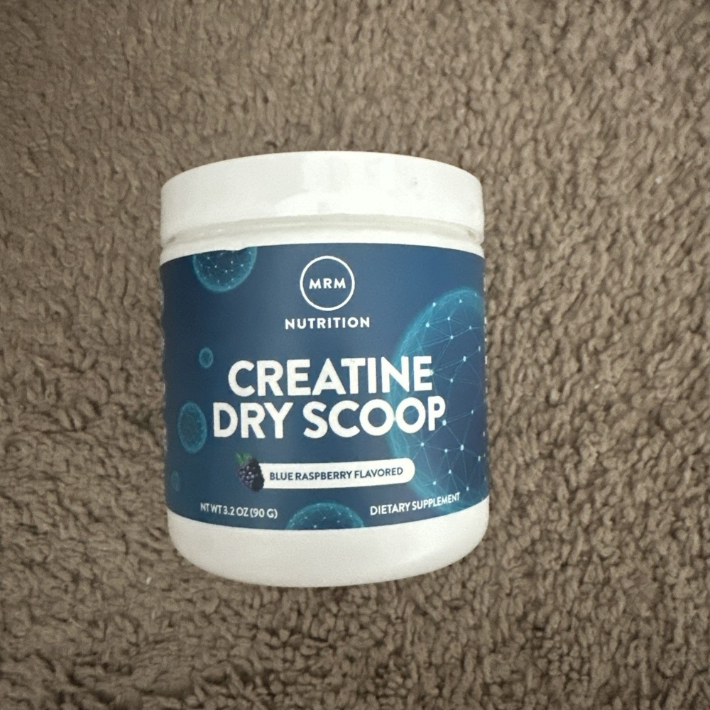 Creatine Dry Scoop, Blue Raspberry, 3.2 oz (90 g)