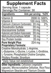 PureHeight Plus #1 Doctor Recommended Height Enhancement 30 Count (Pack of 1)