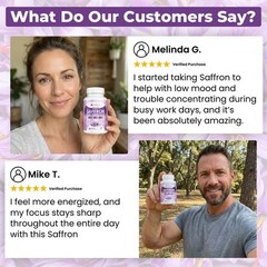 Korella Saffron Extract [88.5Mg] suitable for Stress, Mood & Focus – Organic