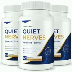 Quiet Nerves Capsules, Official Nerve Health Support, Advanced Formula – 3 Pack