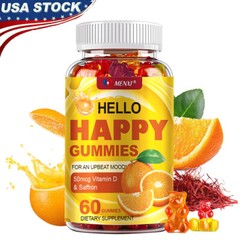 Adaptogen Stress Gummies – Cortisol Balance & Nervous System Calm Support 60PCS