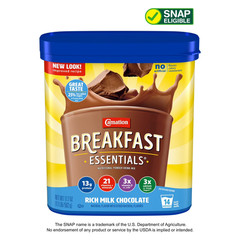 Carnation Breakfast Essentials Powder Protein Nutritional Shake Drink Mix 17.7oz