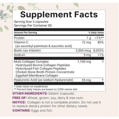 Micro Ingredients Multi Collagen Pills Women Men 240 Capsules – 1/2 Bottles