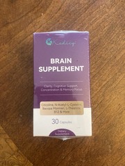 Supplements for Memory and Focus 11 in 1 Brain Supplement• 30 CAPSULES 8/2027