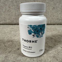 VITAMIN B12 ( 60 CAPSULES ) Sealed by Thorne • EXP : 05/2028 GLUTEN FREE