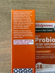 2 COMPARE TO ALIGN PROBIOTIC – DIGESTIVE SUPPORT – 28 CAPSULES EACH EXP: 07-2027