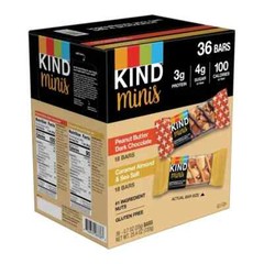 Kind Mini Bars, Variety Pack, 0.7 oz, 36-count