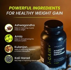 Ayuvya i-Gain+ 90 Tablets | New & Improved Formula 100% Natural | Pack of 1. A10