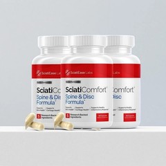 SciatiEase SciatiComfort Spine and Disc Support 60 Count (Pack of 3)