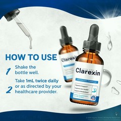 (2 Pack) Clarexin Drops – Detox and Cleanse Formula for Gut Health Support
