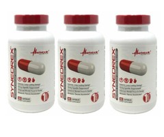 WEIGHT LOSS Thermogenic FAST FAT BURNER Synedrex 180 CAPS (3 x 60) FREE SHIP