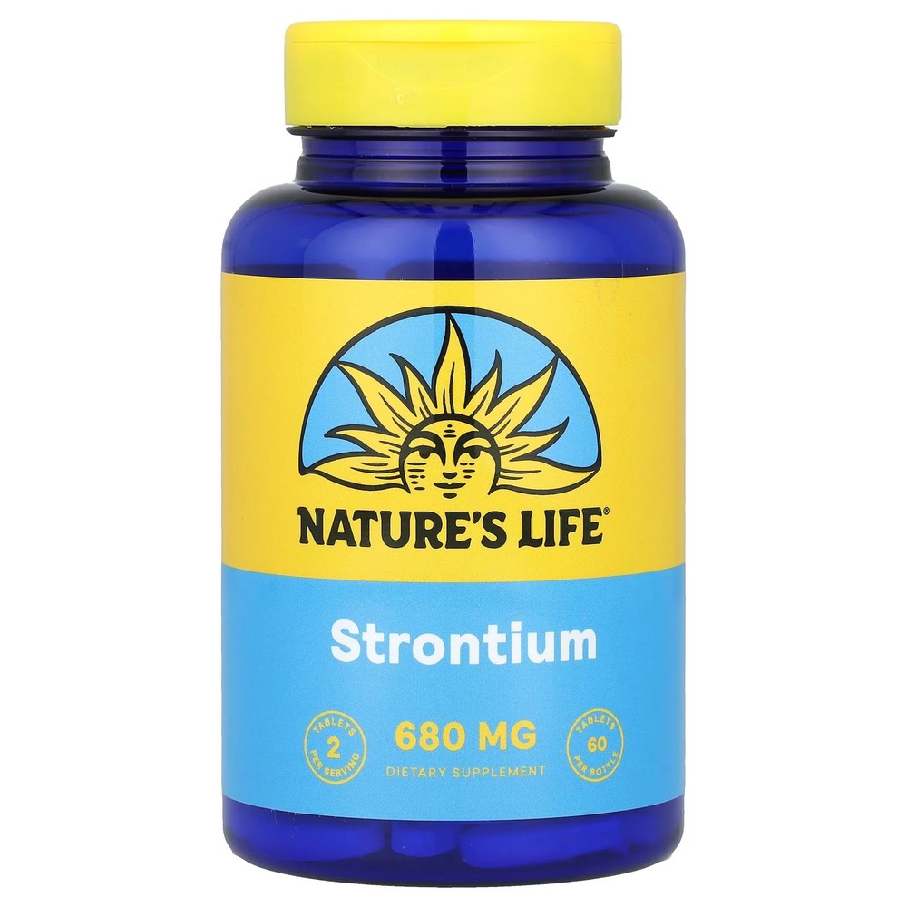 2 X Nature’s Life, Strontium, 60 Tablets (340 mg per Tablet)
