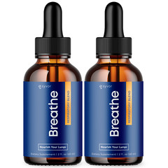 Breathe Respiratory Blend Drops Advanced Formula Lung Maximum Support (2 Pack)