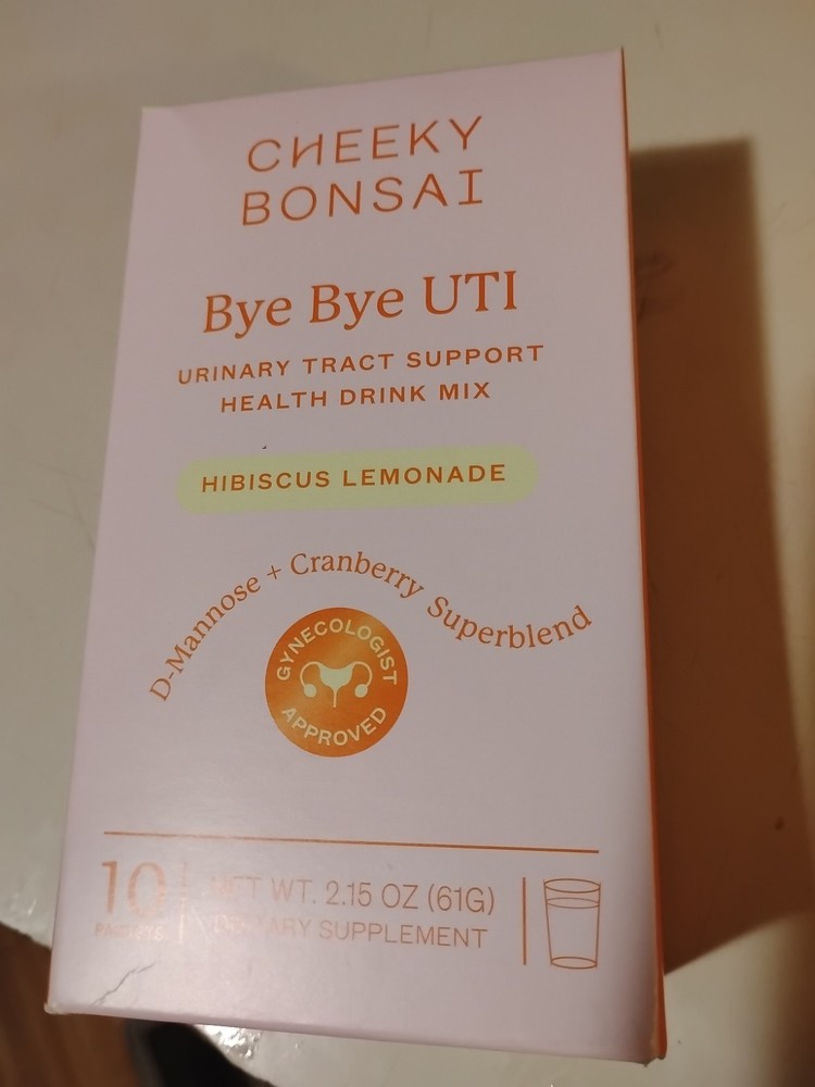 Cheeky Bonsai Bye Bye UTI Urinary Tract Support Health Powder Drink Mix