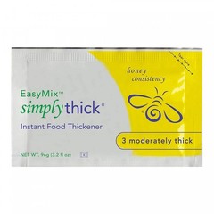 SimplyThick Easy Mix Food/Beverage Thickener Honey Consist 96 G Per Packet, 25