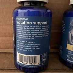 Mommy’s Bliss Postnatal Lactation Support w/ Fenugreek + Probiotics 2 Bottles