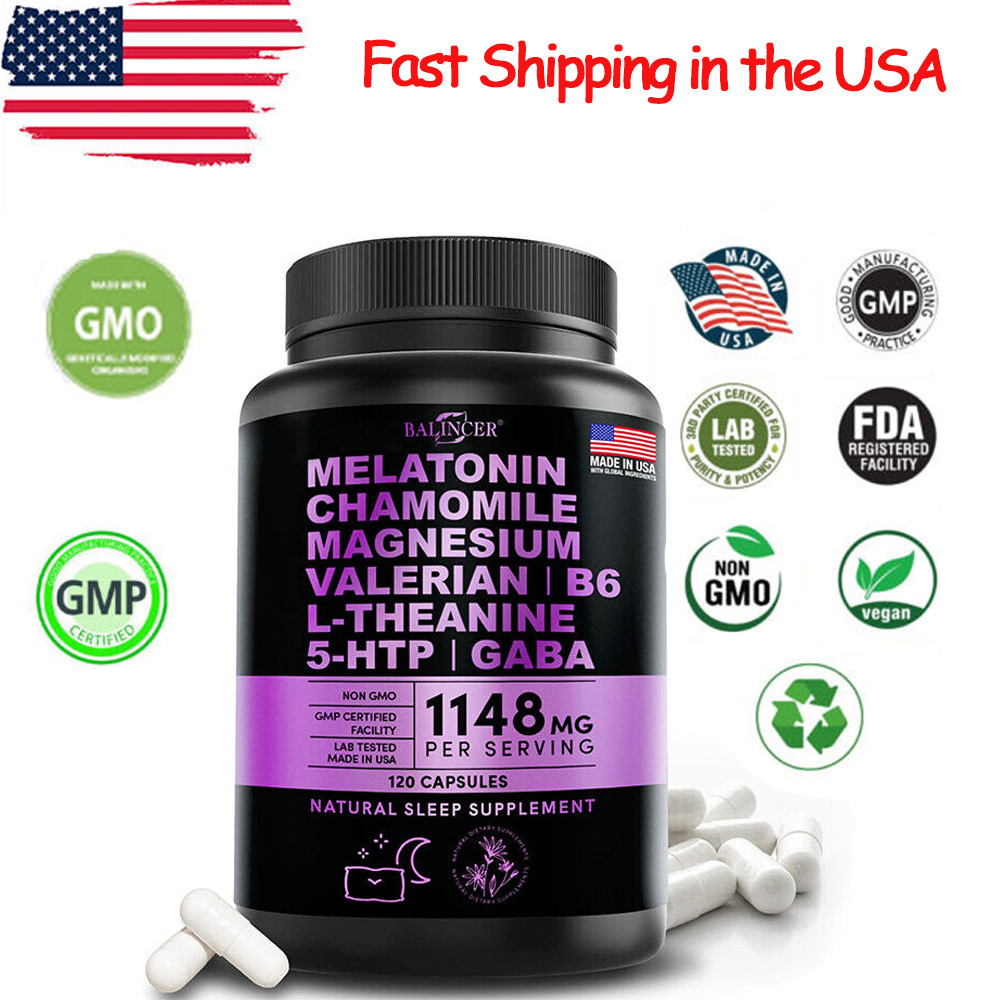 Melatonin Natural Sleep Aid Fast Dissolve Capsules – Boosts the immune system