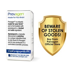 Prevagen Regular Strength 10mg Capsules – 60 Count – 3 Pack (180-Day Supply)