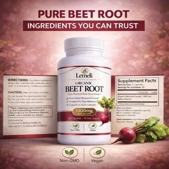 Lemeli Beetroot Plant-Based Daily Wellness Supplement – Antioxidant Blend