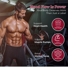 (3 Pack) Boostaroo, Boostaroo Male Virility Blood Flow Supplement (180 Capsules)
