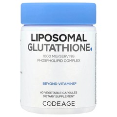 2 X Codeage, Liposomal Glutathione, 60 Vegetable Capsules (500 mg per Capsule)
