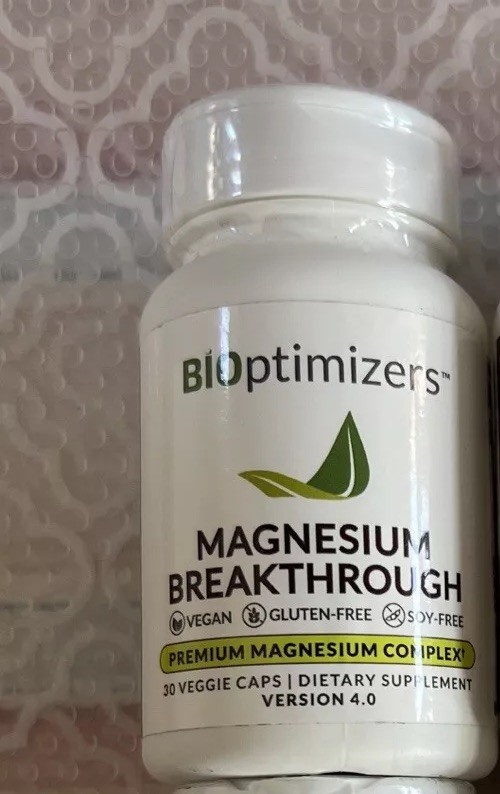 BiOptimizers Magnesium Breakthrough 30 VegCaps Each BB 04/26