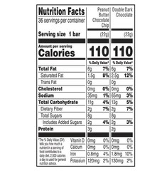 Larabar Mini Bars, Peanut Butter Chocolate Chip & Double Dark Chocolate 36ct